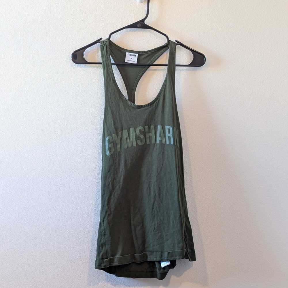 Green Gymshark Stringer Medium